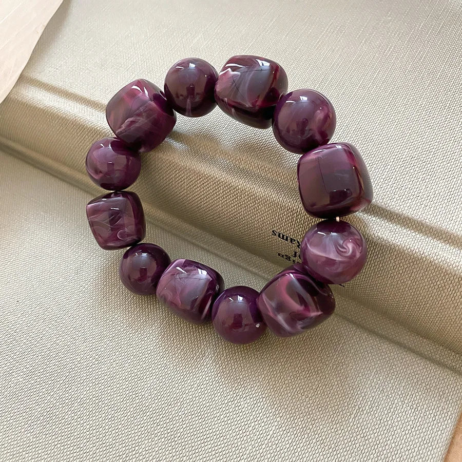 Beau | Chunky Acrylic Bead Stretch Bracelet