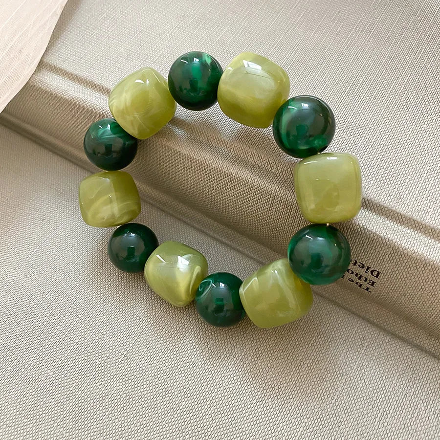 Beau | Chunky Acrylic Bead Stretch Bracelet