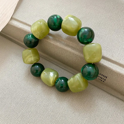 Beau | Chunky Acrylic Bead Stretch Bracelet