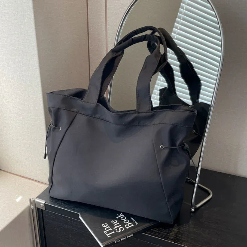 Hazel | Ruched Drawstring Shoulder Tote Bag