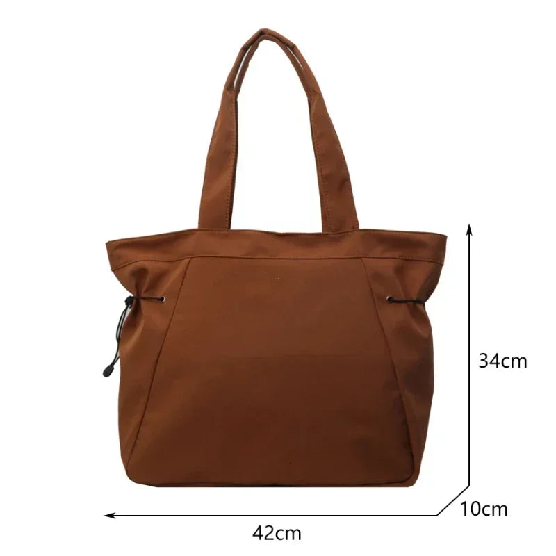 Hazel | Ruched Drawstring Shoulder Tote Bag