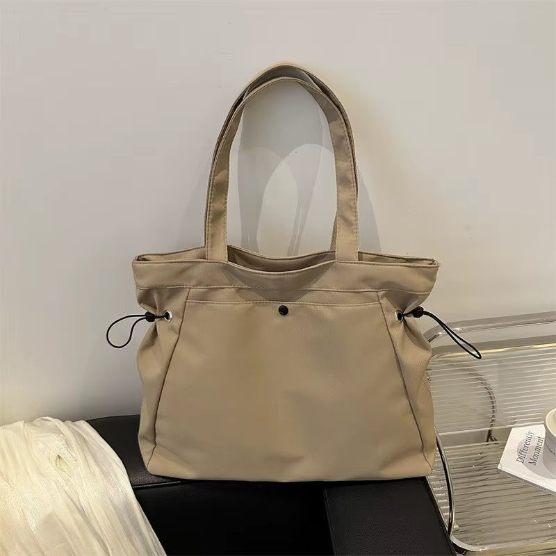 Hazel | Ruched Drawstring Shoulder Tote Bag