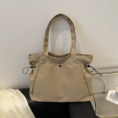 Hazel | Ruched Drawstring Shoulder Tote Bag