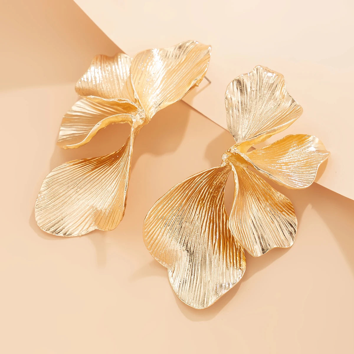 Dahlia | Sculptural Petal Drop Earrings