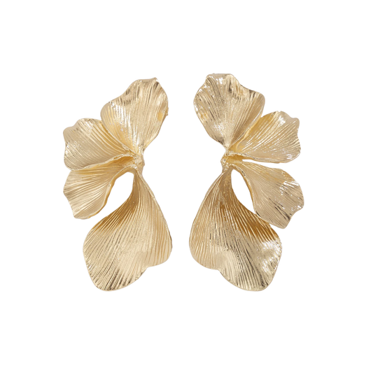 Dahlia | Sculptural Petal Drop Earrings