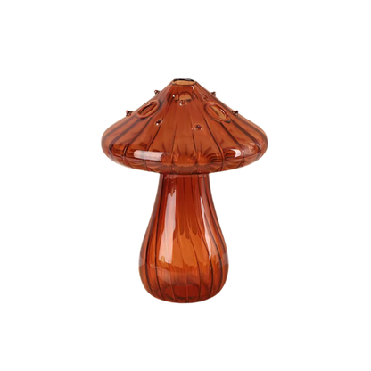 Sylvie | Mushroom Shaped Coloured Glass Vas