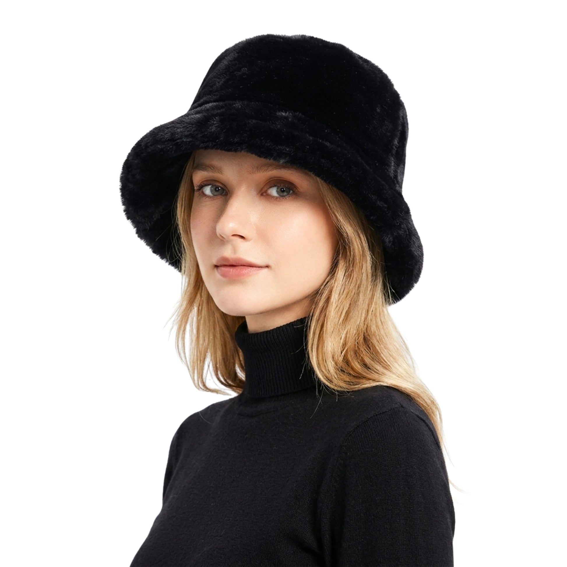 Sadie | Fluffy Faux Fur Bucket Hat