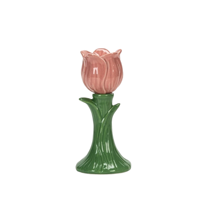 Fleur | Tulip Ceramic Taper Candle Holder