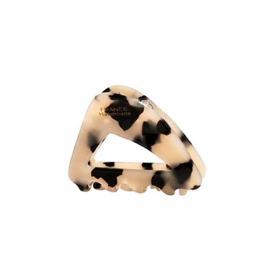 Ava | Triangle Acetate Mini Hair Claw Clip