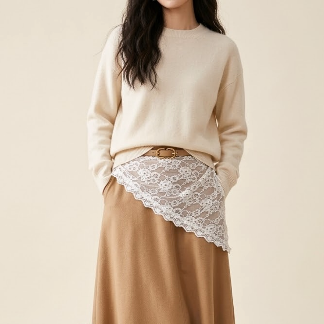 Lila | Triangle Lace Hip Wrap Waist Scarf