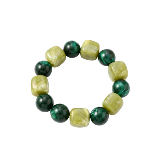 Beau | Chunky Acrylic Bead Stretch Bracelet