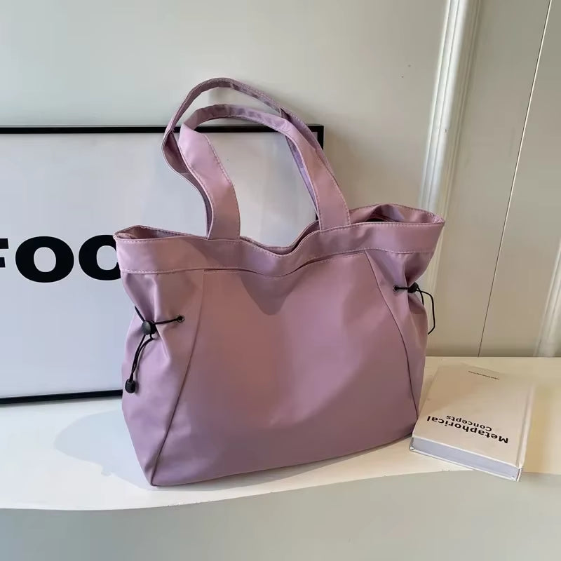 Hazel | Ruched Drawstring Shoulder Tote Bag