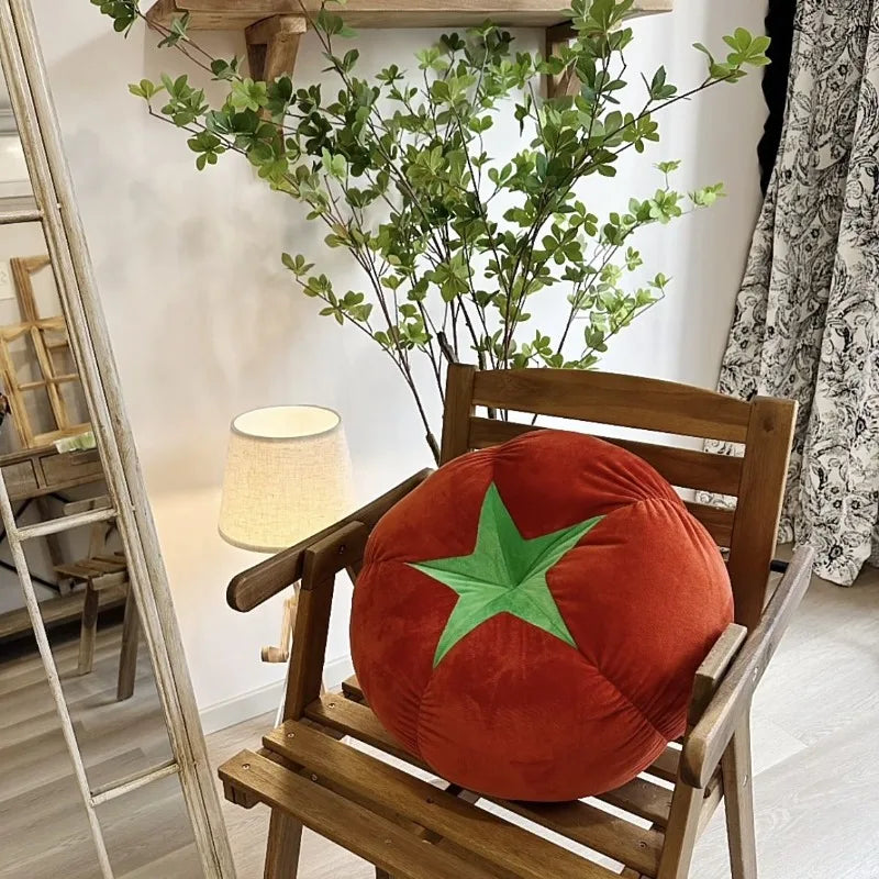 Coco | Novelty Tomato Fruit Shaped Throw Pillow Cushion