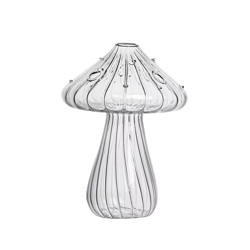 Sylvie | Mushroom Shaped Coloured Glass Vas