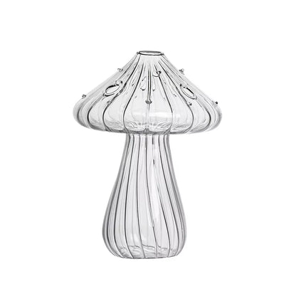 Sylvie | Mushroom Shaped Coloured Glass Vas