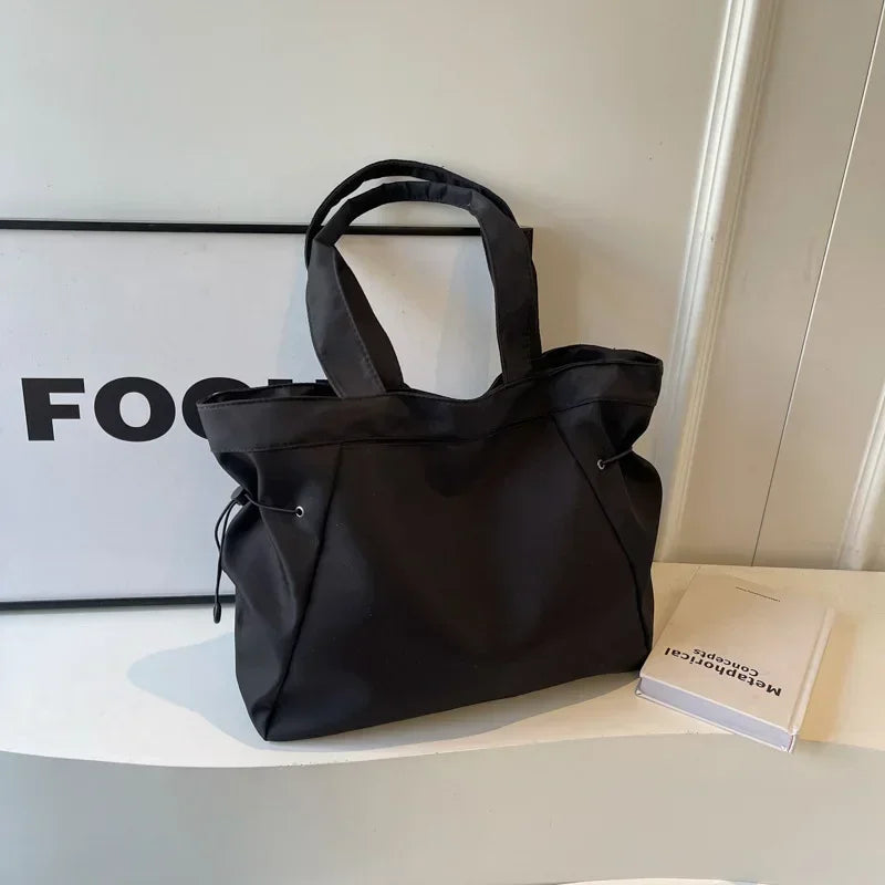 Hazel | Ruched Drawstring Shoulder Tote Bag