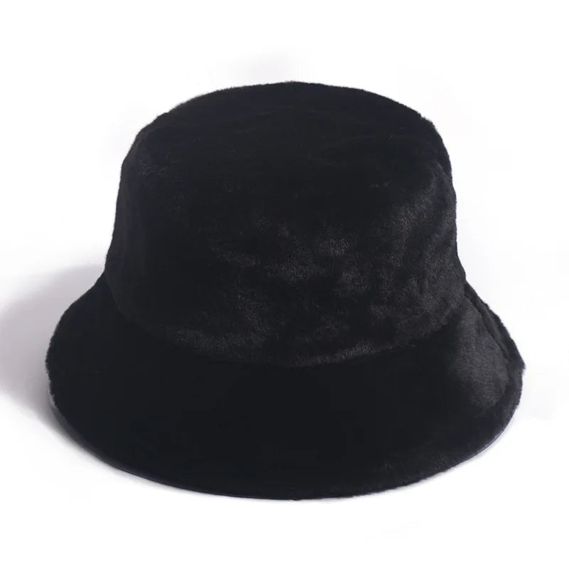 Sadie | Fluffy Faux Fur Bucket Hat