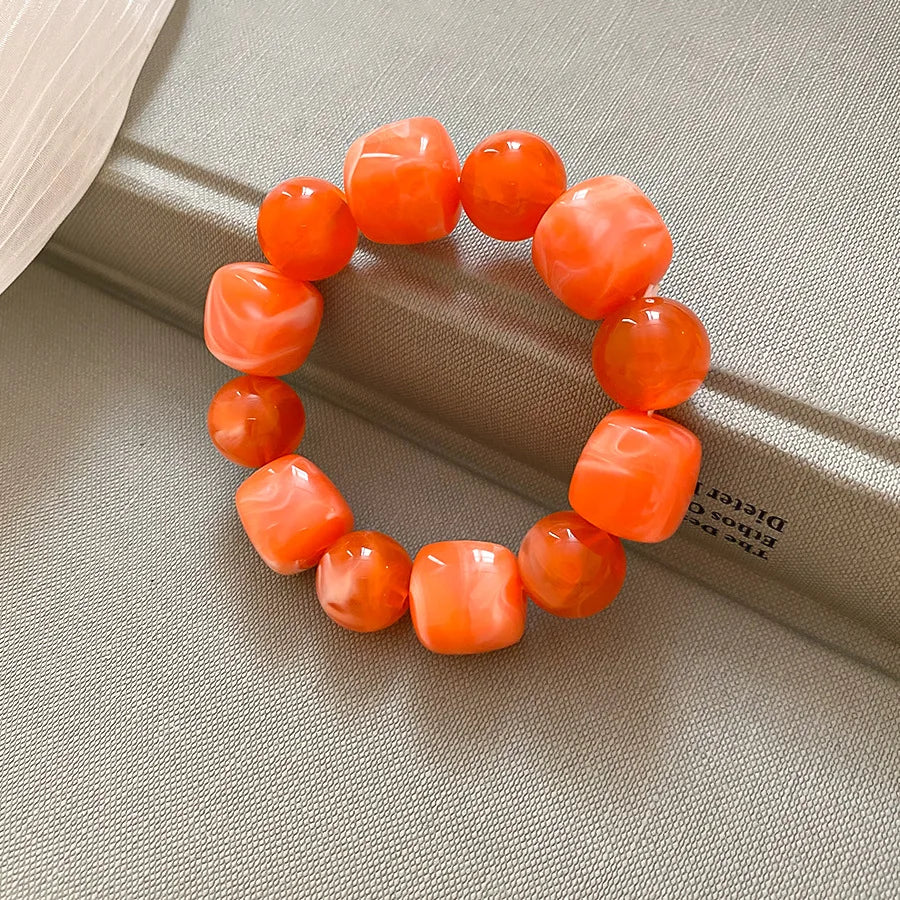 Beau | Chunky Acrylic Bead Stretch Bracelet