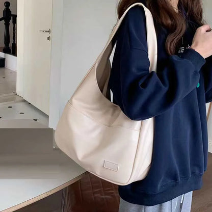Lena | Slouchy Hobo Leather Shoulder Tote Bag