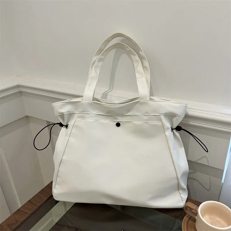 Hazel | Ruched Drawstring Shoulder Tote Bag