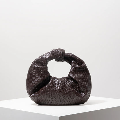 Demi | Croc Embossed Knotted Hobo Handbag