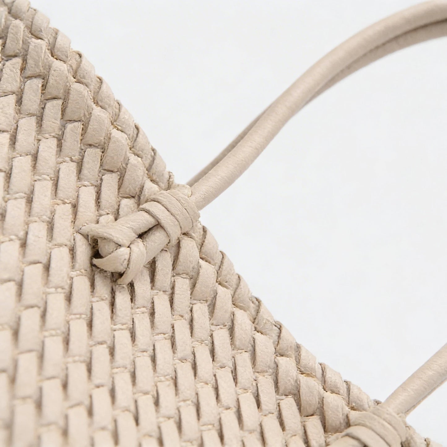 Isla | Open Top Woven Shoulder Tote Bag