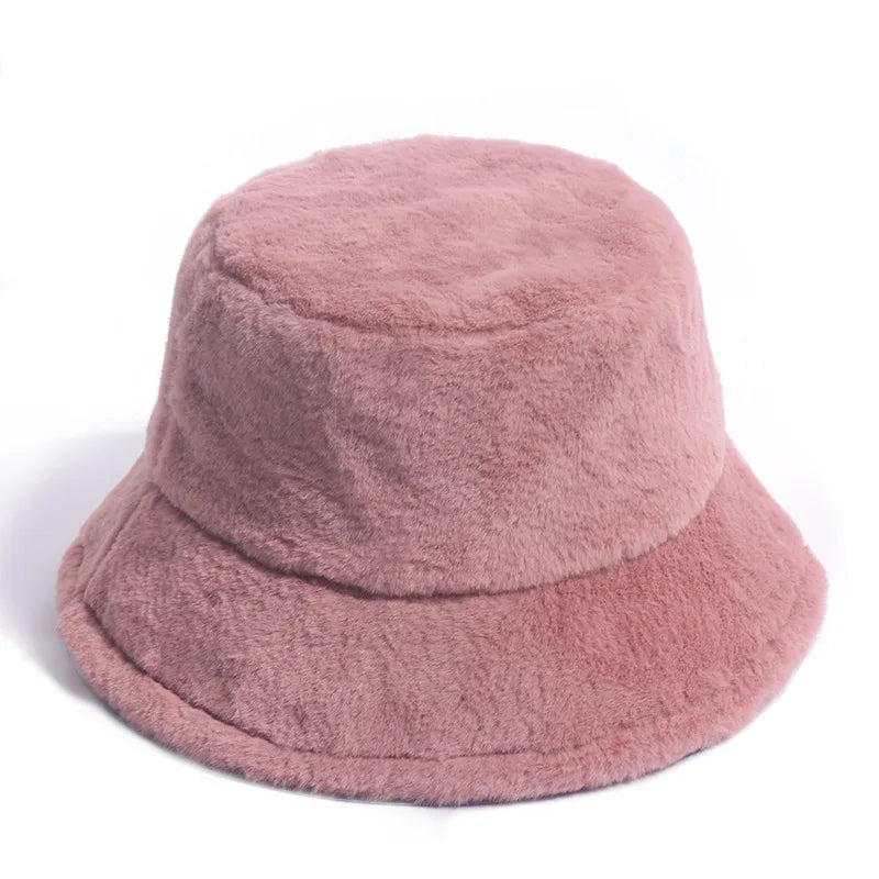 Sadie | Fluffy Faux Fur Bucket Hat