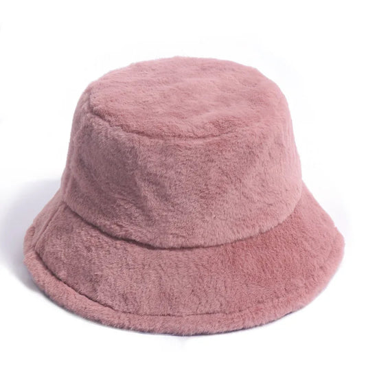 Sadie | Fluffy Faux Fur Bucket Hat