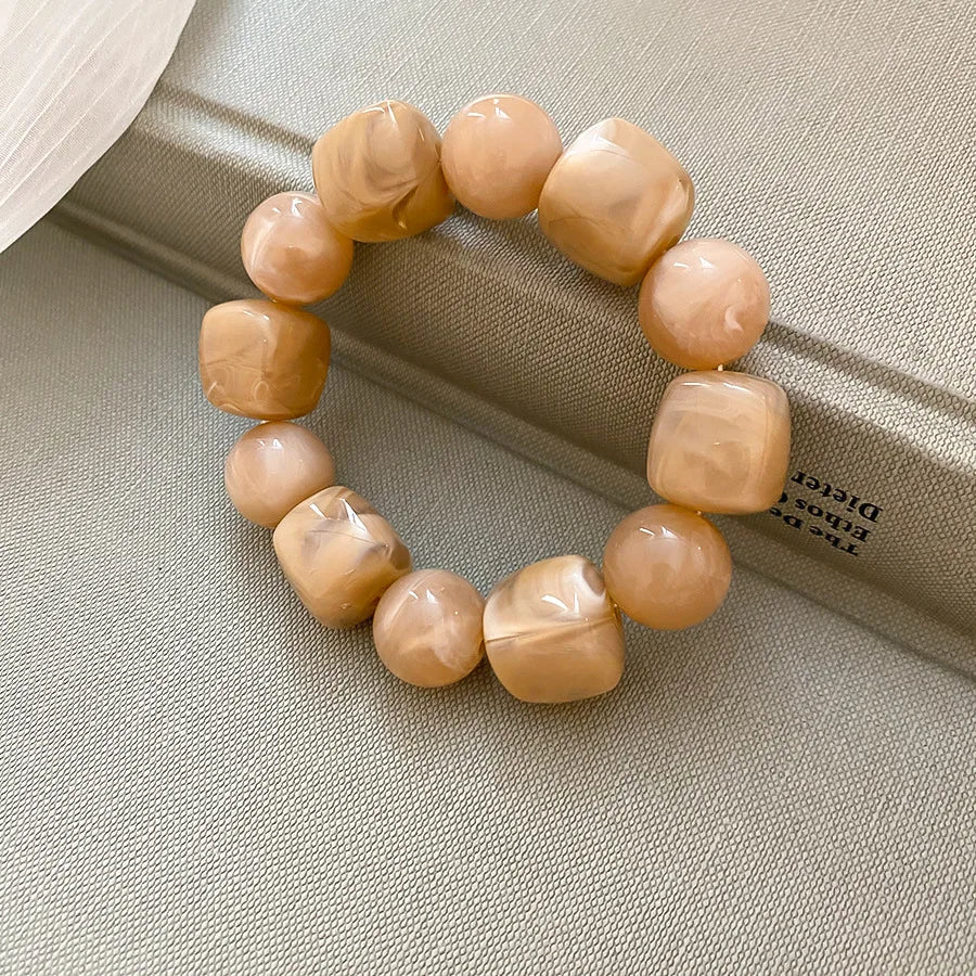 Beau | Chunky Acrylic Bead Stretch Bracelet