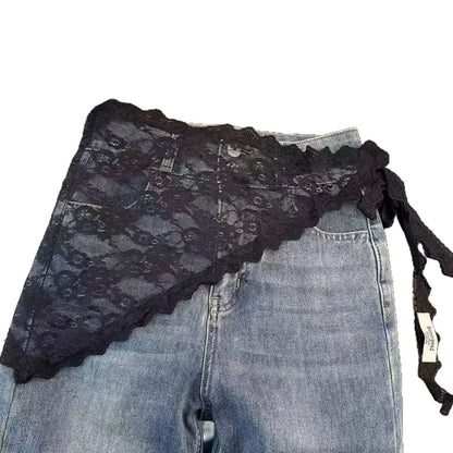 Lila | Triangle Lace Hip Wrap Waist Scarf