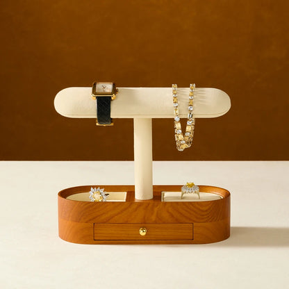 Ember | T-Bar Wooden Jewellery Organiser Stand