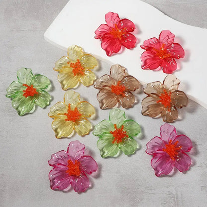 Poppy | Oversized Acrylic Floral Stud Earrings