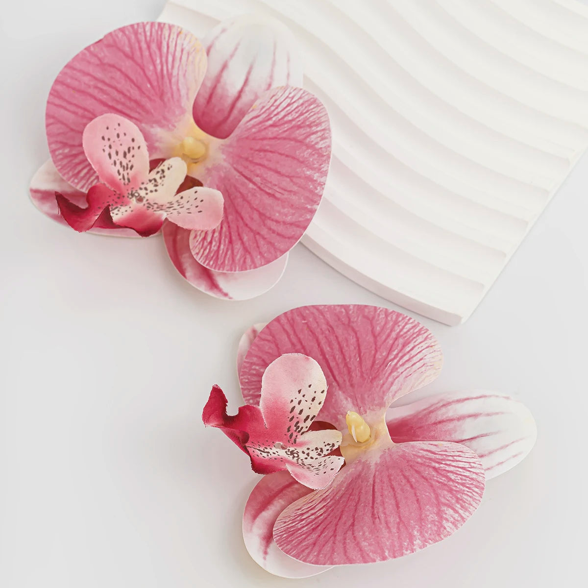 Orla | Orchid Resin Oversized Floral Earrings