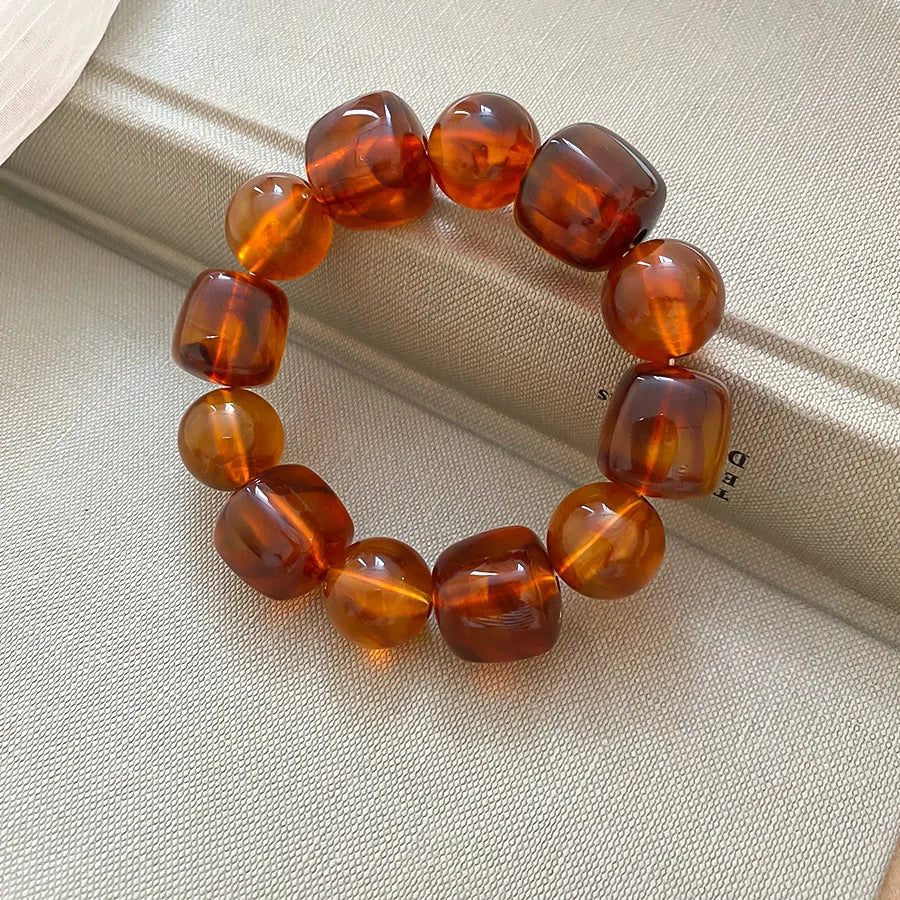 Beau | Chunky Acrylic Bead Stretch Bracelet