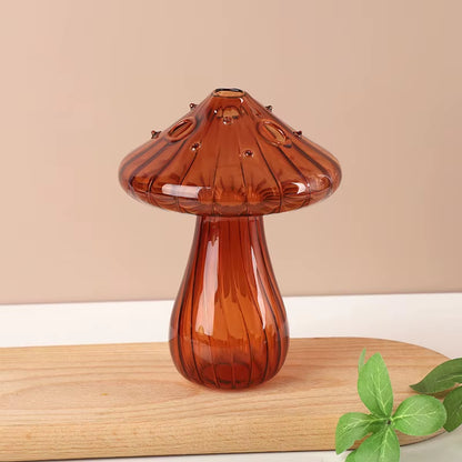 Sylvie | Mushroom Shaped Coloured Glass Vas