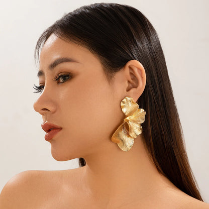Dahlia | Sculptural Petal Drop Earrings