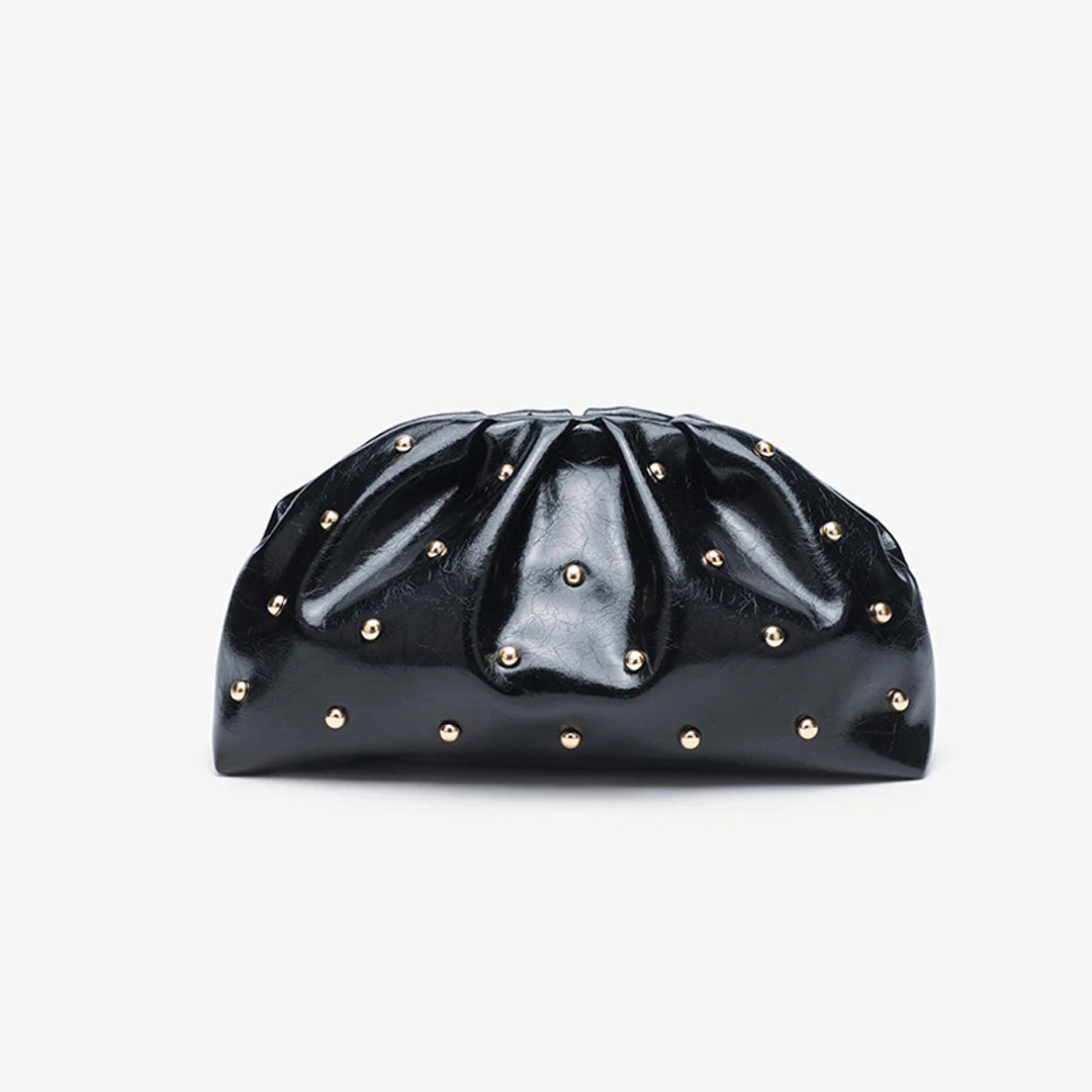 Remy | Studded Cloud Clutch Bag