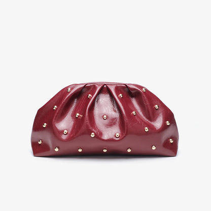 Remy | Studded Cloud Clutch Bag