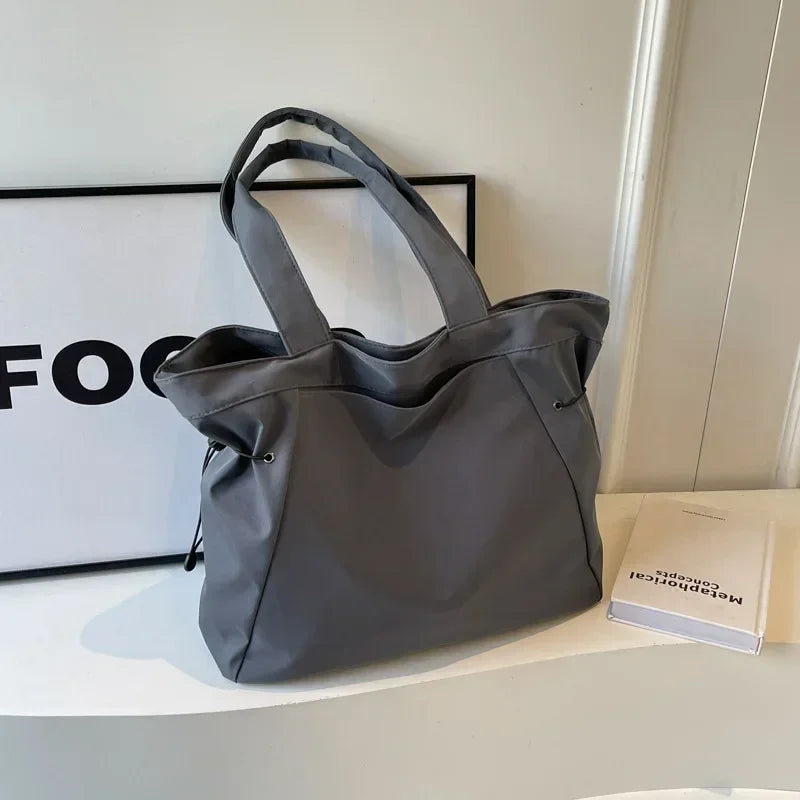 Hazel | Ruched Drawstring Shoulder Tote Bag