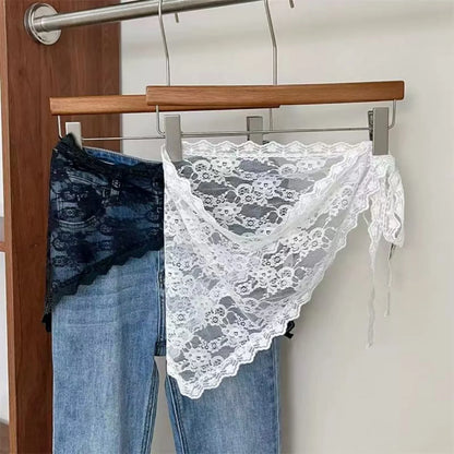 Lila | Triangle Lace Hip Wrap Waist Scarf