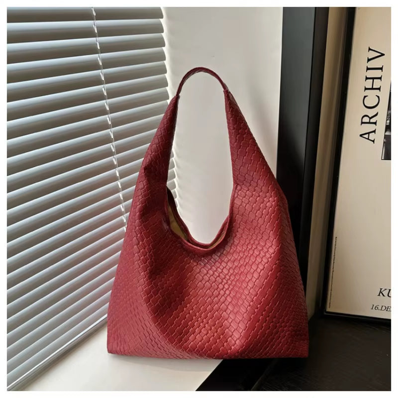 Margot | Woven Hobo Shoulder Bag