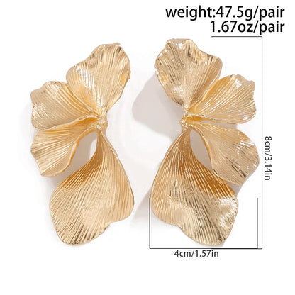 Dahlia | Sculptural Petal Drop Earrings