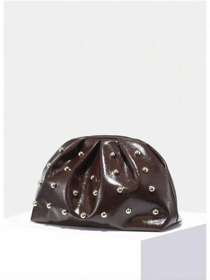Remy | Studded Cloud Clutch Bag